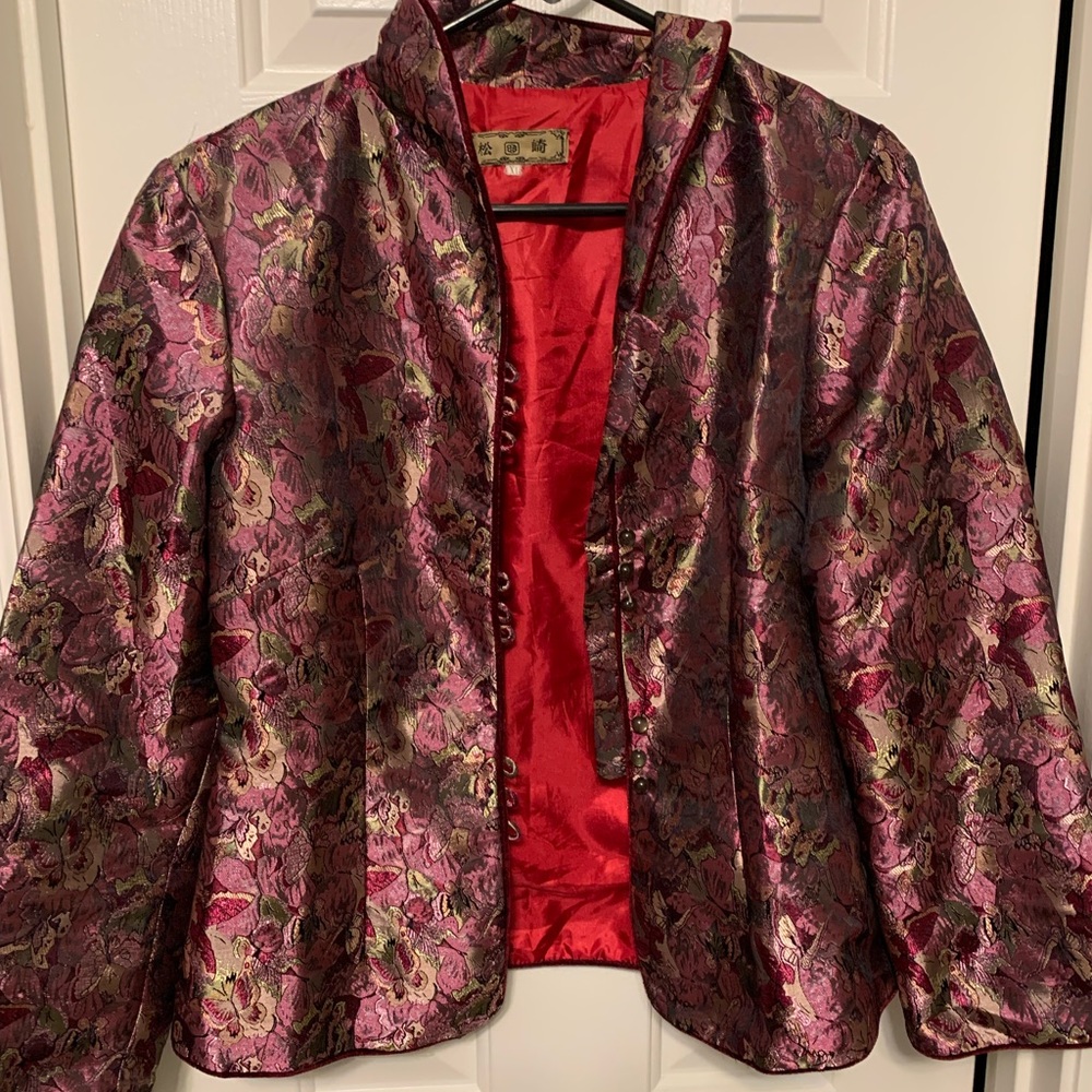 Genuine silk kimono jacket from Japan